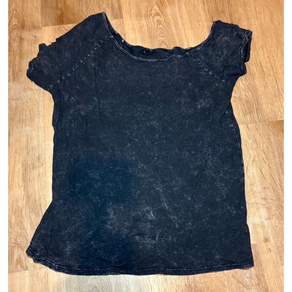 Torrid Acid Wash Off Shoulder T‎ Shirt